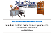 Tablet Screenshot of johnolsonfurniture.com